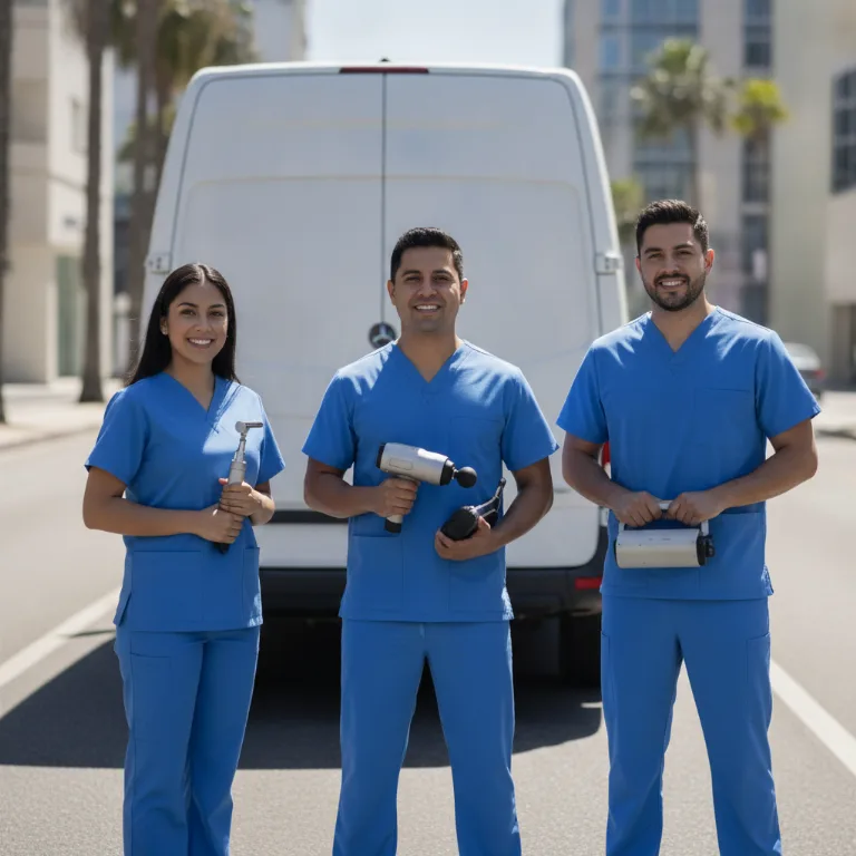 Quiroprático equipe em Balneario Camboriu